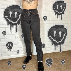 Vintage Z. Cavaricci High Waisted Mom Jeans - Gray